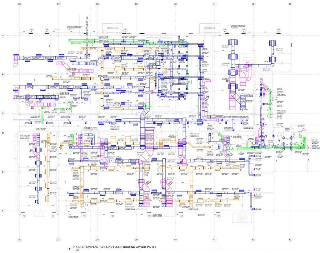 Plan d'exécution CVC — extrait