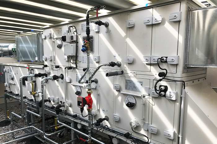 Installation CVC — centrale de traitement d'air